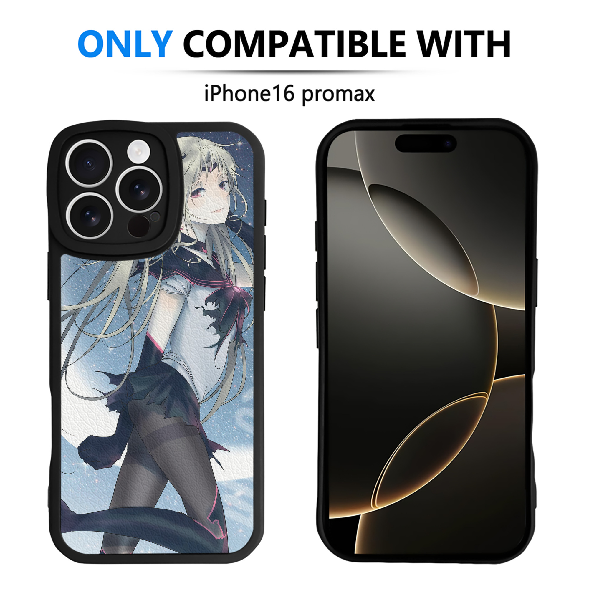 （画像用） 美少女戦士セーラームーン Sailor Moon 【iPhone 16シリーズ対応】シリコンスマホケース（レザー調） 材質：シリコン